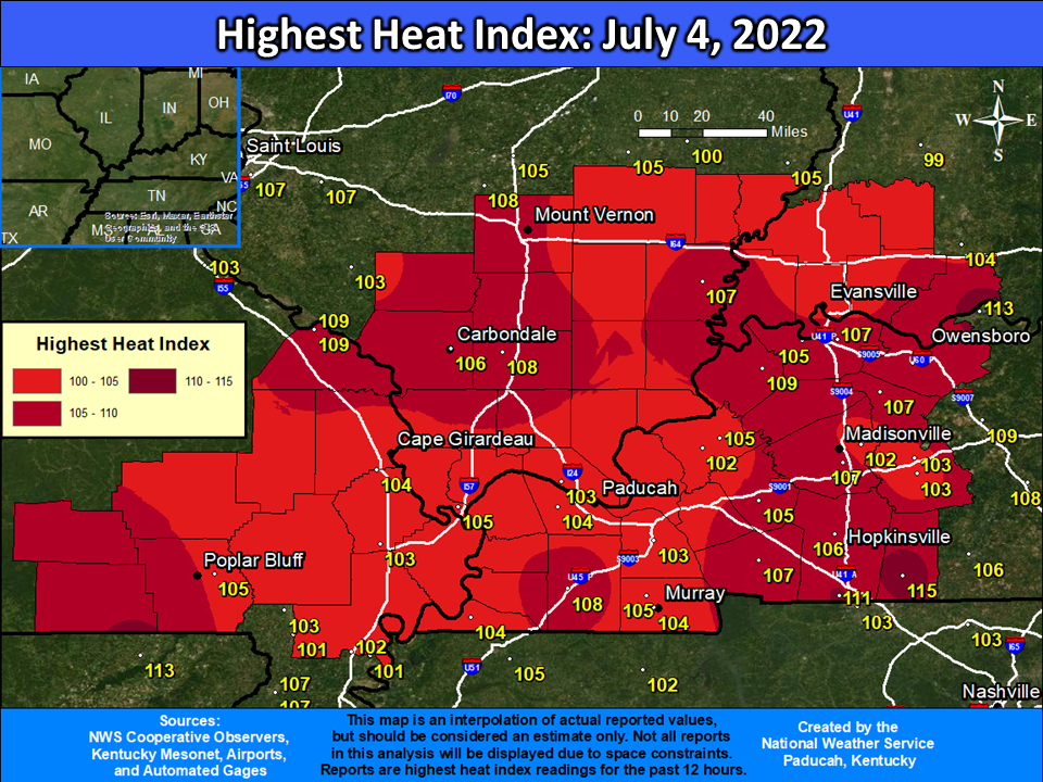 Excessive Heat and Humidity July 48, 2022